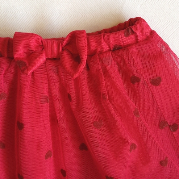 babyGap heart print tulle tutu skirt 2T toddler girls - Picture 2 of 5